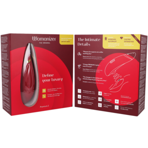 Womanizer-Premium 2 Stimulator der Klitoris Bordo-Silikon, 12 · Vibratoren (Bild 2)