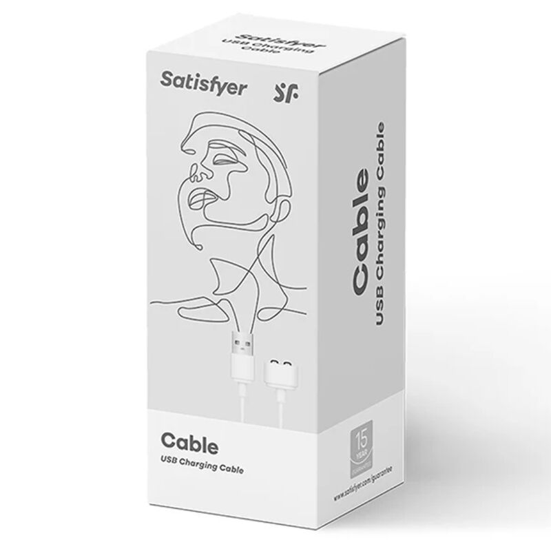 Satisfyer-Ladekabel Weiß-USB · Spiele & Geschenke (Bild 2)