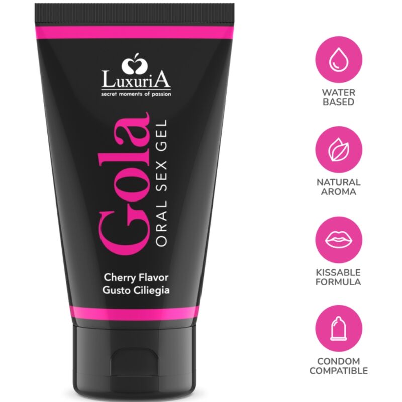 Intimateline Luxuria-Oral Gel für Sex Kirscharoma 50 ml · Oralsex & Körperspiele (Bild 3)