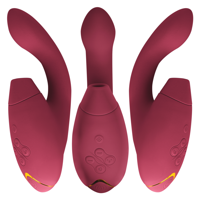 Womanizer-Duo 2 Stimulator Bordeaux-10 Geschwindigkeiten, Wiederaufladbar, USB · Vibratoren (Bild 3)