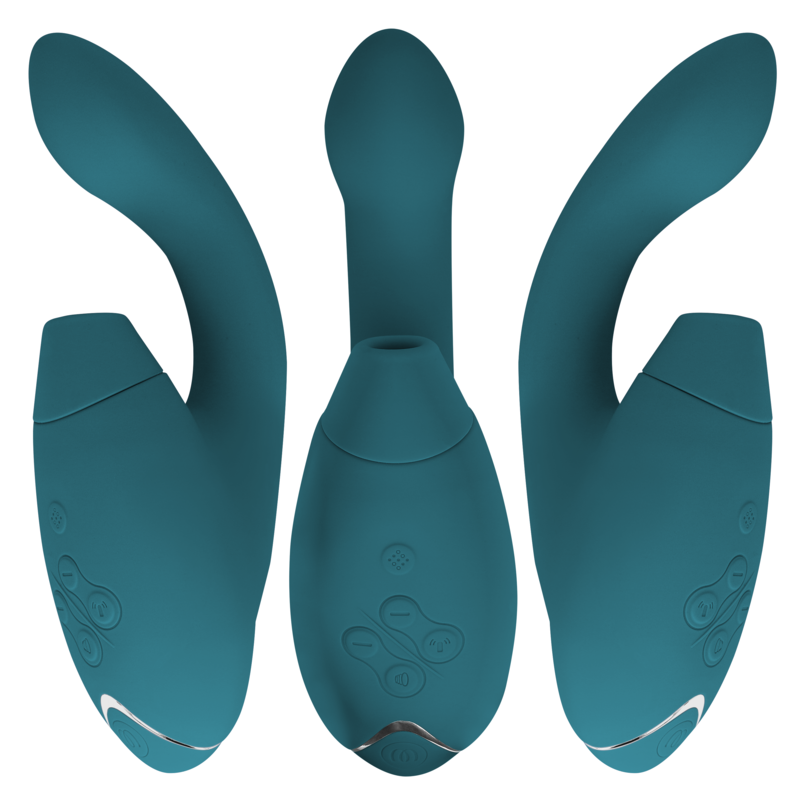 Womanizer-Duo 2 Stimulator Dual Blau Öl-Silizium, 10 Geschwindigkeiten · Vibratoren (Bild 3)