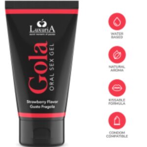 Intimateline Luxuria-Sex Gel für die orale Erdbeer Aroma 50 ml · Oralsex & Körperspiele (Bild 4)