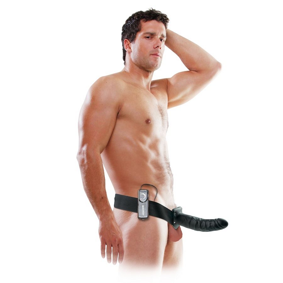 Fetish Fantasy Series-Strap-on Rohr Vibrator Leere 19 cm Schwarz · Strap-on & Harness (Bild 2)