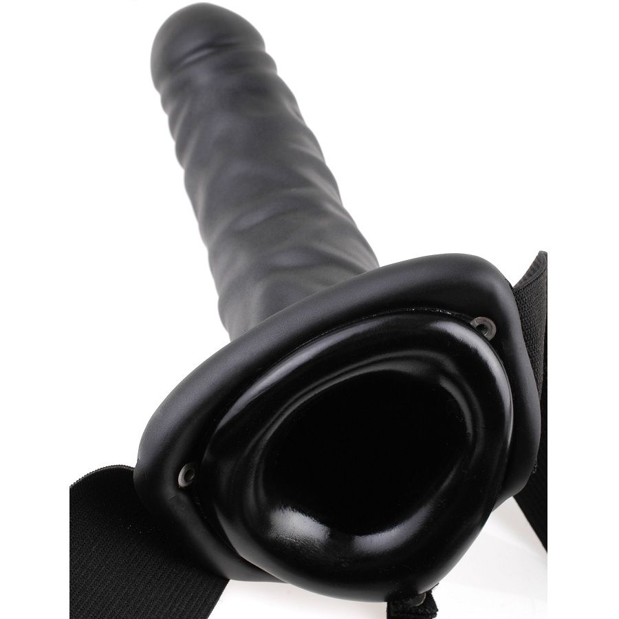 Fetish Fantasy Series-Strap-on Rohr Vibrator Leere 19 cm Schwarz · Strap-on & Harness (Bild 5)