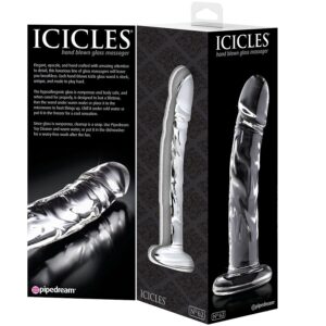 Icicles-Nr. 62 Massagegerät aus Glas · Spielzeug aus Glas & Metall (Bild 4)