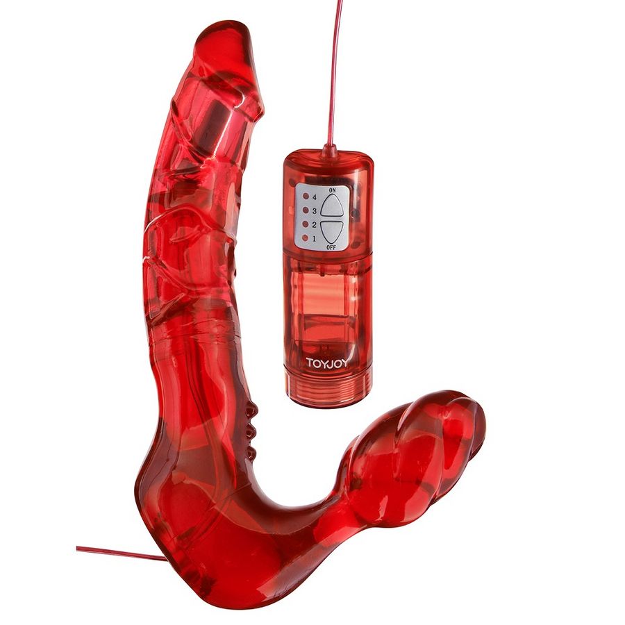 Toyjoy-Trägerloser Harness mit Vibrator Bend Over Boyfriend-Silikon