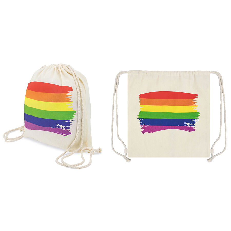 Pride-Rucksack in Baumwolle Flagge LGBT · Spiele & Geschenke (Bild 3)