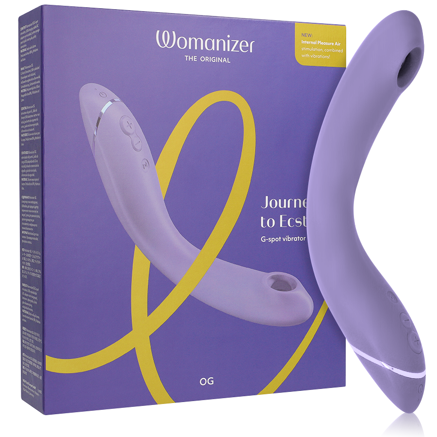 Womanizer-Og G-Spot Flieder-Silikon, 12 Geschwindigkeiten, Wiederaufladbar, USB · Vibratoren