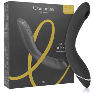Womanizer-Og G-Spot Slate-12 Geschwindigkeiten, Wiederaufladbar, USB, Wasserdicht · Vibratoren