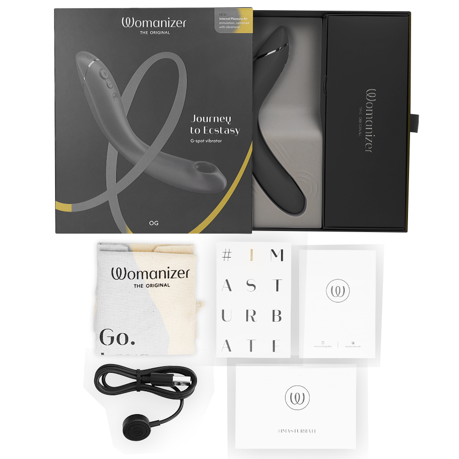 Womanizer-Og G-Spot Slate-12 Geschwindigkeiten, Wiederaufladbar, USB, Wasserdicht · Vibratoren (Bild 7)