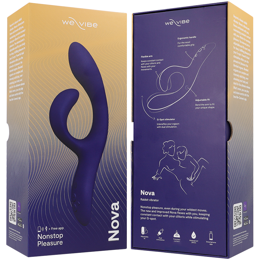We-Vibe-Nova 3 Rabbit Vibrator Midnight Blue-Silikon, Wiederaufladbar · Vibratoren (Bild 2)