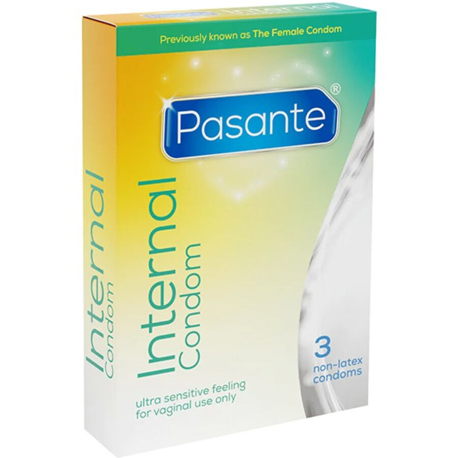 Pasante-Kondom latexfrei innen, 3 Stk. · Kondome