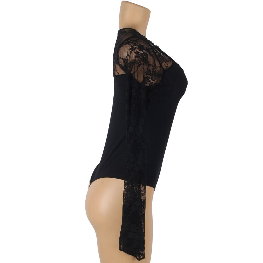 Subblime-Teddy in Spitze Transparent mit Blumenstickereien · Sexy Damen-Dessous (Bild 3)