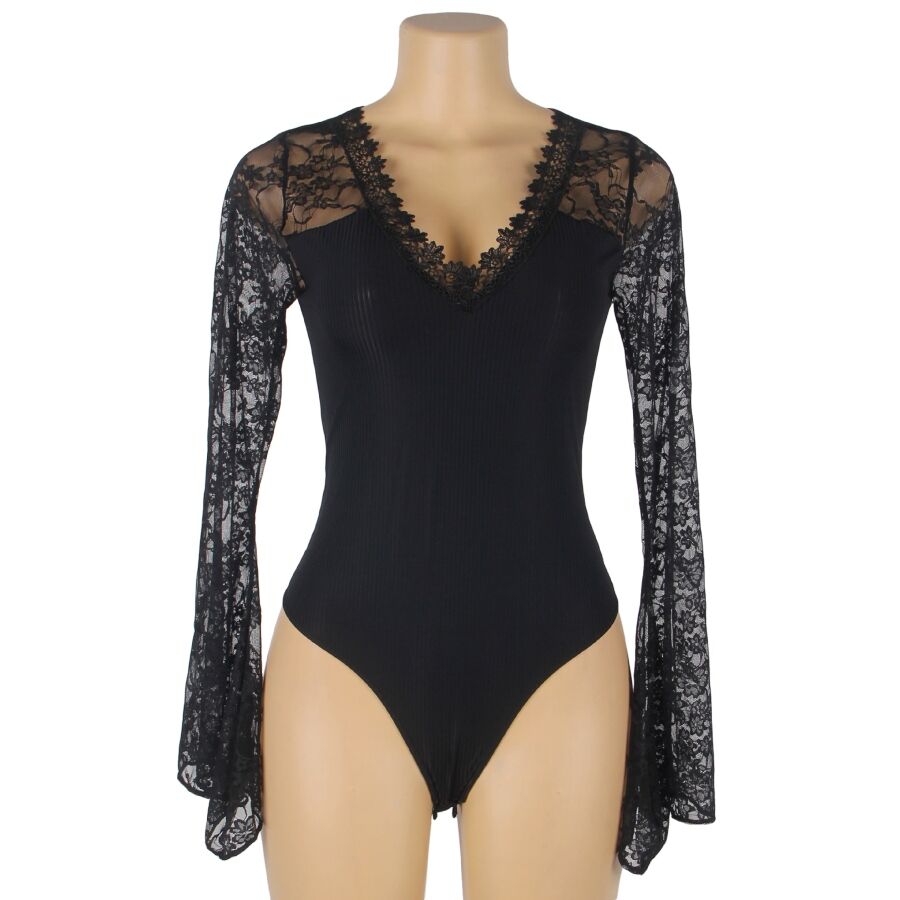 Subblime-Teddy in Spitze Transparent mit Blumenstickereien · Sexy Damen-Dessous (Bild 4)