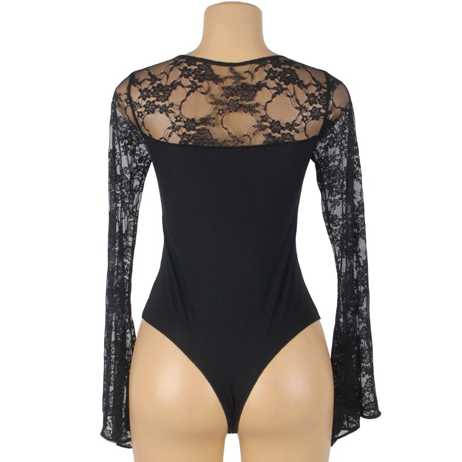 Subblime-Teddy in Spitze Transparent mit Blumenstickereien · Sexy Damen-Dessous (Bild 6)