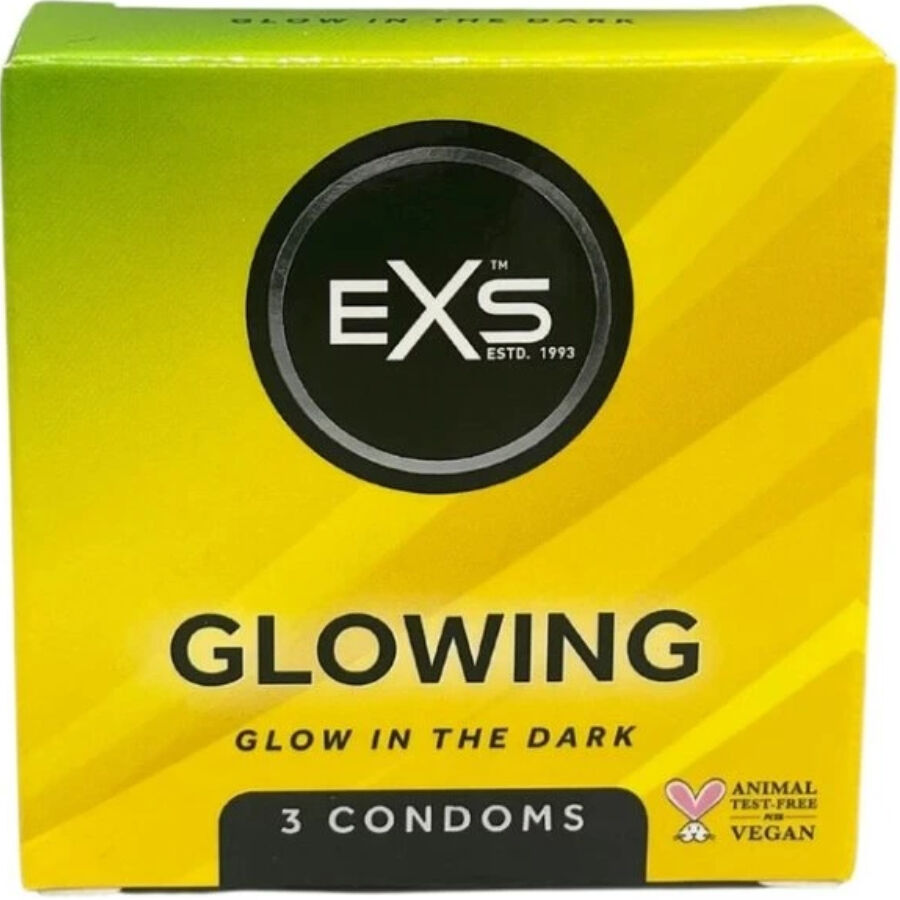Exs Condoms-Fluoreszierende Kondome, die leuchten · Kondome