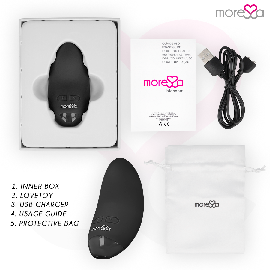 Moressa-Blossom Mini Vibrator Silikon, Wiederaufladbar USB · Vibratoren (Bild 11)