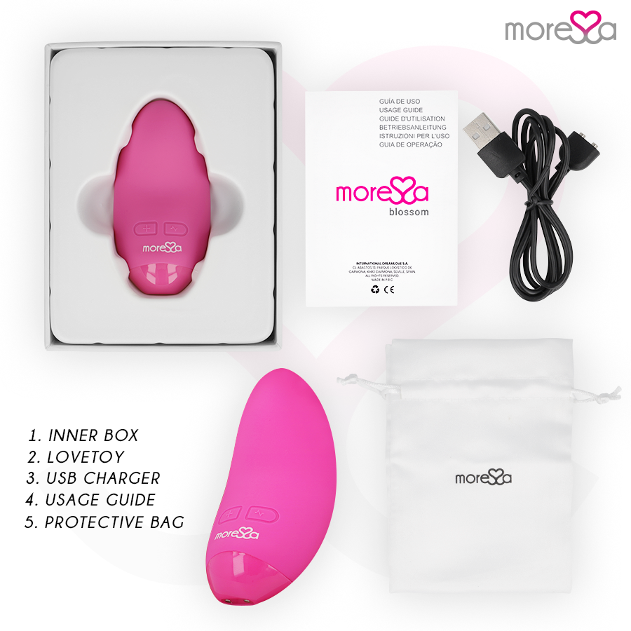 Moressa-Blossom Mini Vibrator Silikon, Wiederaufladbar USB · Vibratoren (Bild 8)