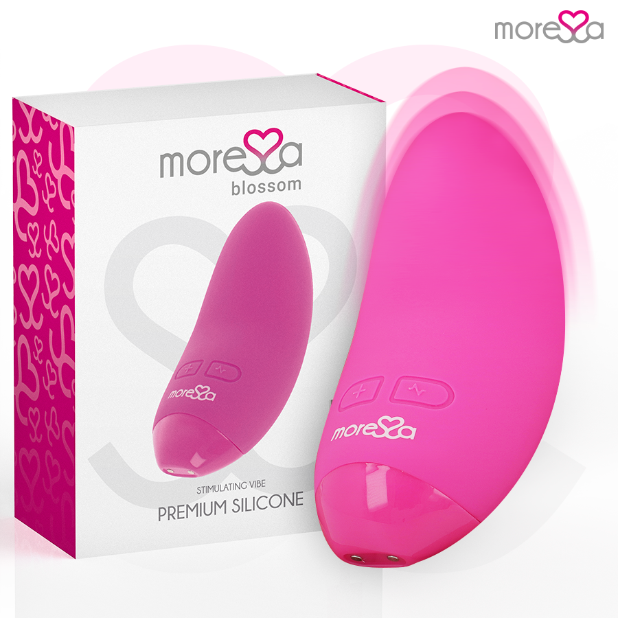 Moressa-Blossom Mini-Vibrator aus Silikon, wiederaufladbar USB