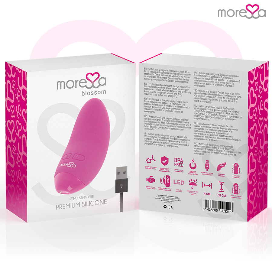 Moressa-Blossom Mini Vibrator Silikon, Wiederaufladbar USB · Vibratoren (Bild 5)