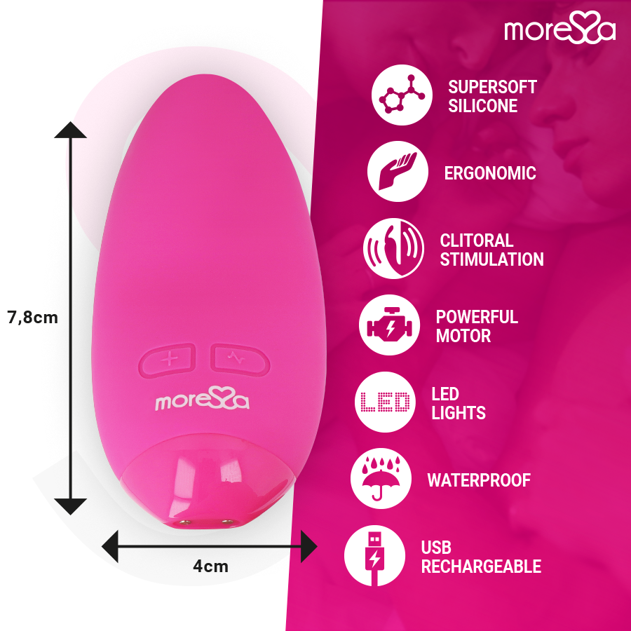 Moressa-Blossom Mini Vibrator Silikon, Wiederaufladbar USB · Vibratoren (Bild 3)
