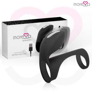Moressa-Brandon Ring Vibrator mit Penishülle-Silikon, 7 Geschwindigkeiten · Sextoys (Bild 8)