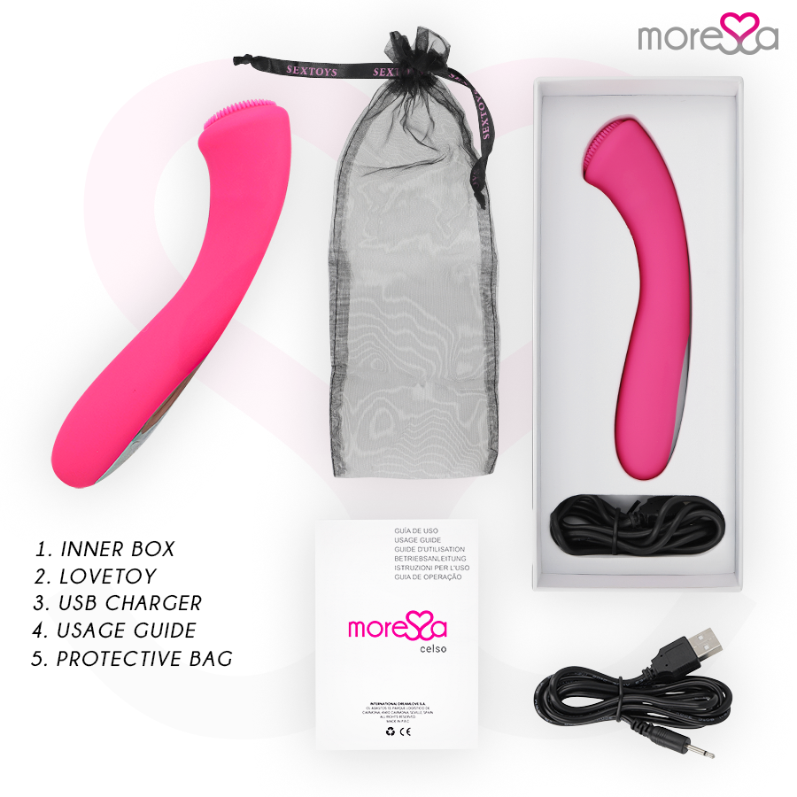Moressa-Celso Premium Silikon Wiederaufladbar-12 Geschwindigkeiten, Wiederaufladbar · Vibratoren (Bild 5)