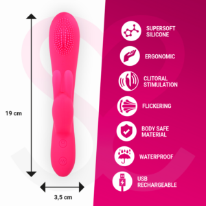Moressa-Gino Premium Silikon-7 Geschwindigkeiten Vibrator Wiederaufladbar · Vibratoren (Bild 5)