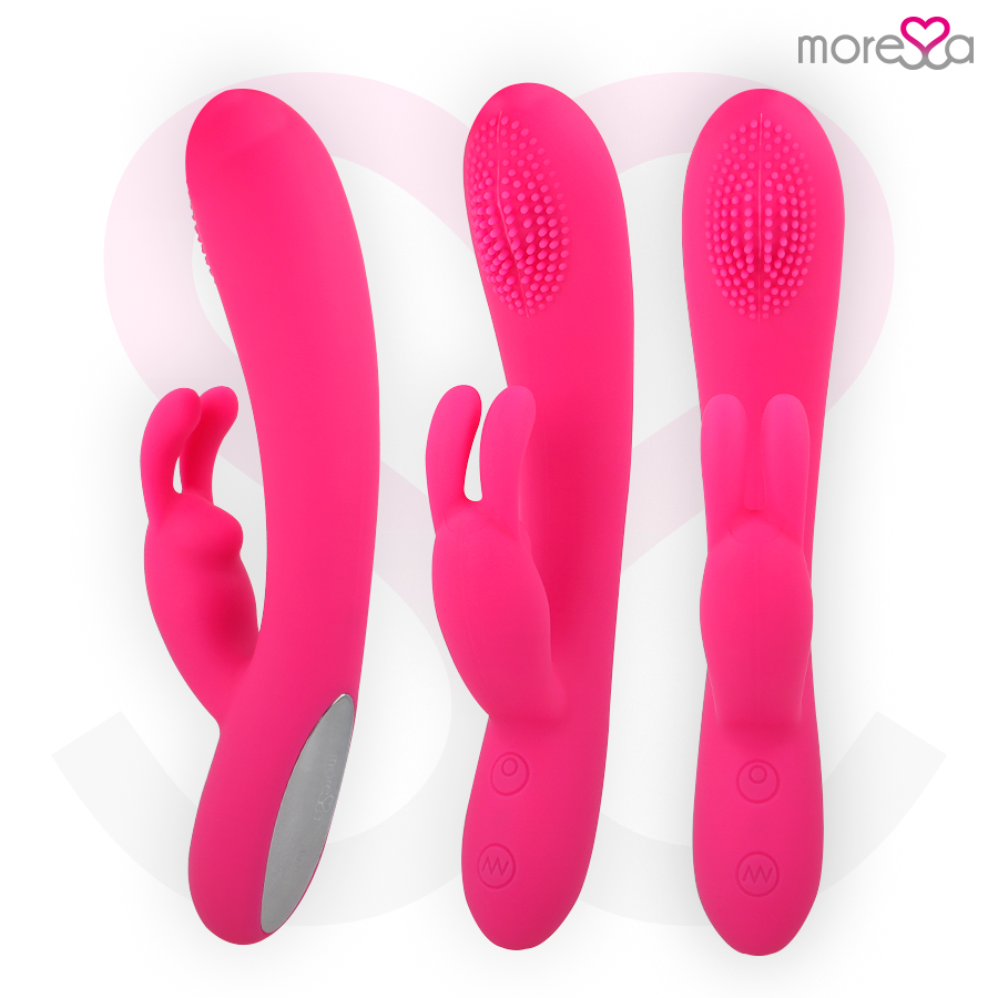 Moressa-Gino Premium Silikon-7 Geschwindigkeiten Vibrator Wiederaufladbar · Vibratoren (Bild 2)