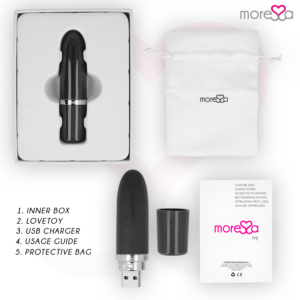 Moressa-Ivy Vibrator Stimulator Silikon Reise, 6 Modi · Vibratoren (Bild 6)