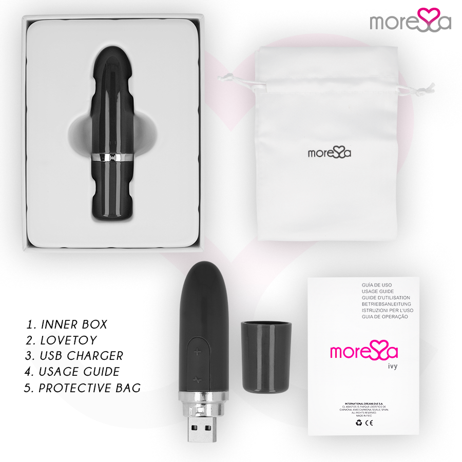 Moressa-Ivy Vibrator Stimulator Silikon Reise, 6 Modi · Vibratoren (Bild 6)