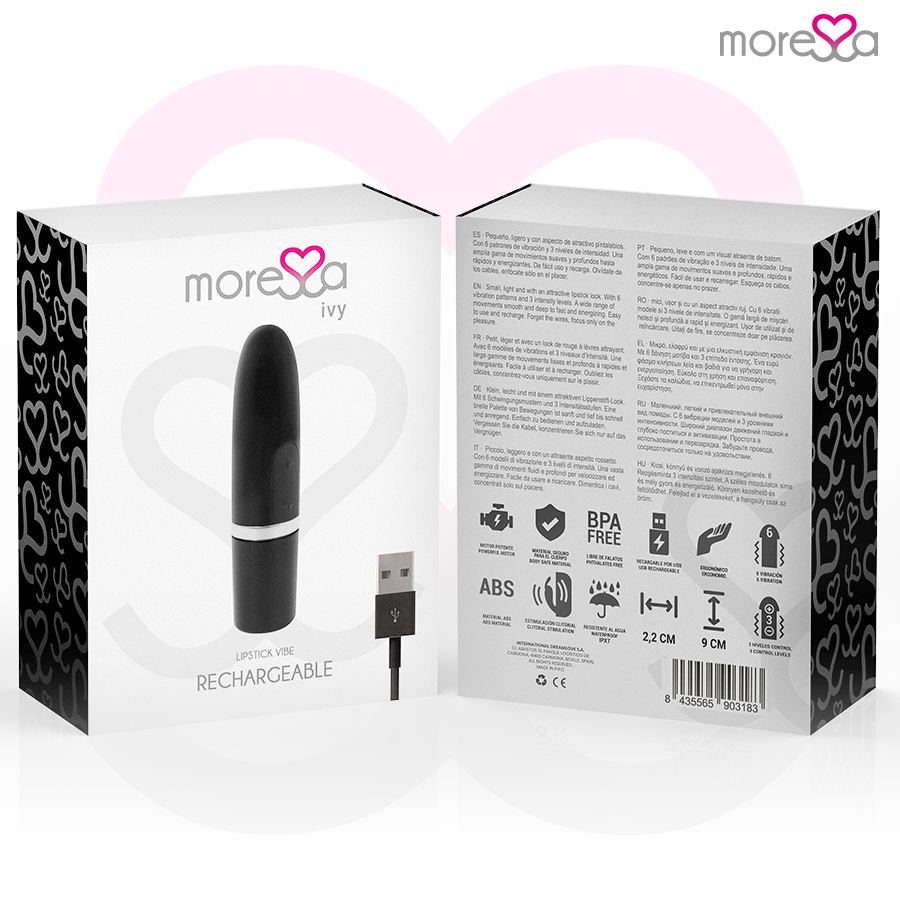 Moressa-Ivy Vibrator Stimulator Silikon Reise, 6 Modi · Vibratoren (Bild 7)