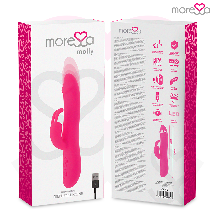 Moressa-Molly Premium Silikon Wiederaufladbar-7 Geschwindigkeiten, Wiederaufladbar · Vibratoren (Bild 6)