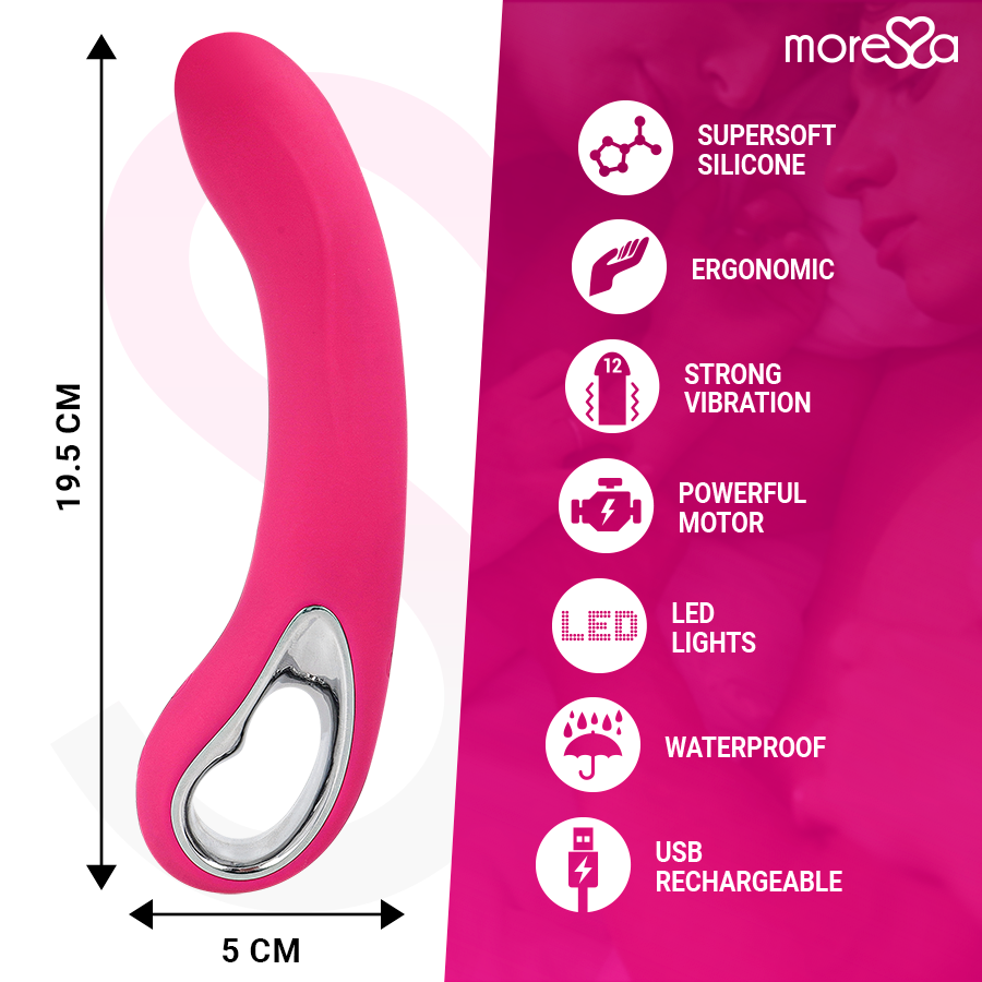 Moressa-Nelson Silikon Premium Wiederaufladbar-12 Geschwindigkeiten · Vibratoren (Bild 4)