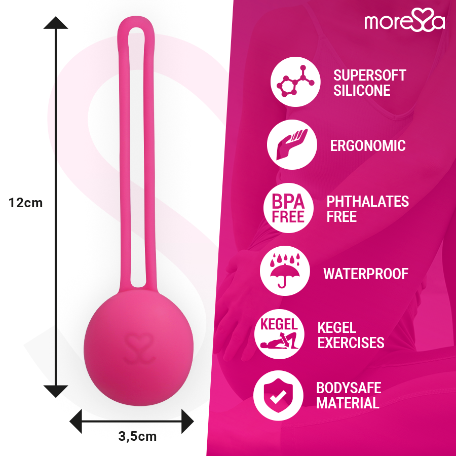 Moressa-Osian One Vaginalball aus Silikon, Drehung · Sextoys (Bild 2)