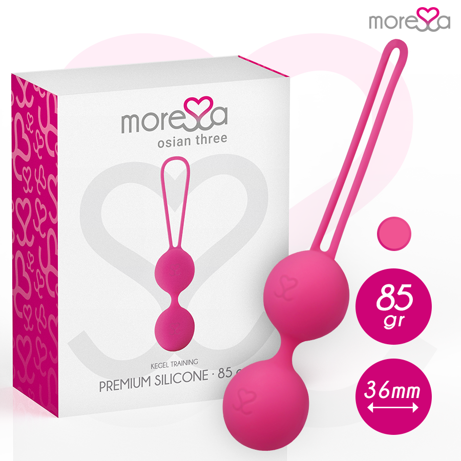 Moressa-Osian Three Liebeskugeln Silikon, Drehung, Stille · Sextoys (Bild 2)