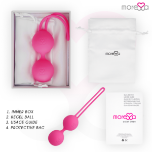 Moressa-Osian Three Liebeskugeln Silikon, Drehung, Stille · Sextoys (Bild 4)