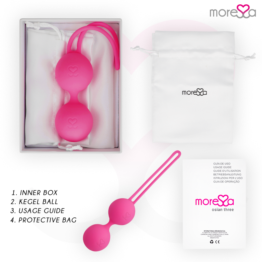 Moressa-Osian Three Liebeskugeln Silikon, Drehung, Stille · Sextoys (Bild 4)