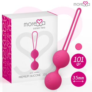 Moressa-Osian Two Liebeskugeln Silikon, Drehen, Stille · Sextoys (Bild 8)