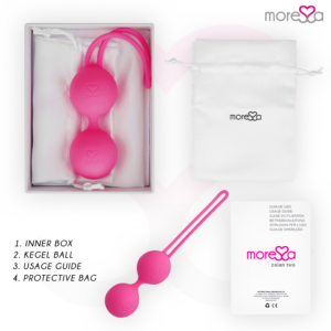 Moressa-Osian Two Liebeskugeln Silikon, Drehen, Stille · Sextoys (Bild 6)