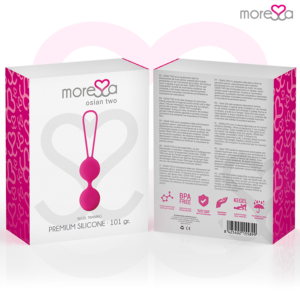 Moressa-Osian Two Liebeskugeln Silikon, Drehen, Stille · Sextoys (Bild 7)