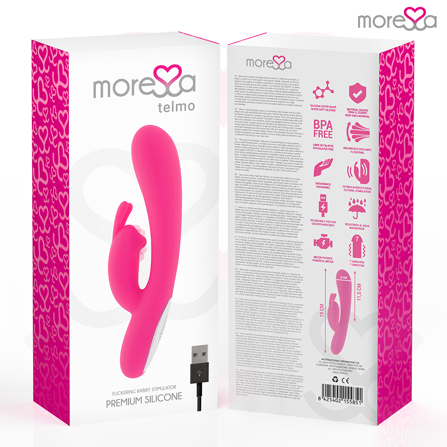 Moressa-Telmo Premium Silikon Wiederaufladbar-7 Geschwindigkeiten, Wiederaufladbar · Vibratoren (Bild 7)