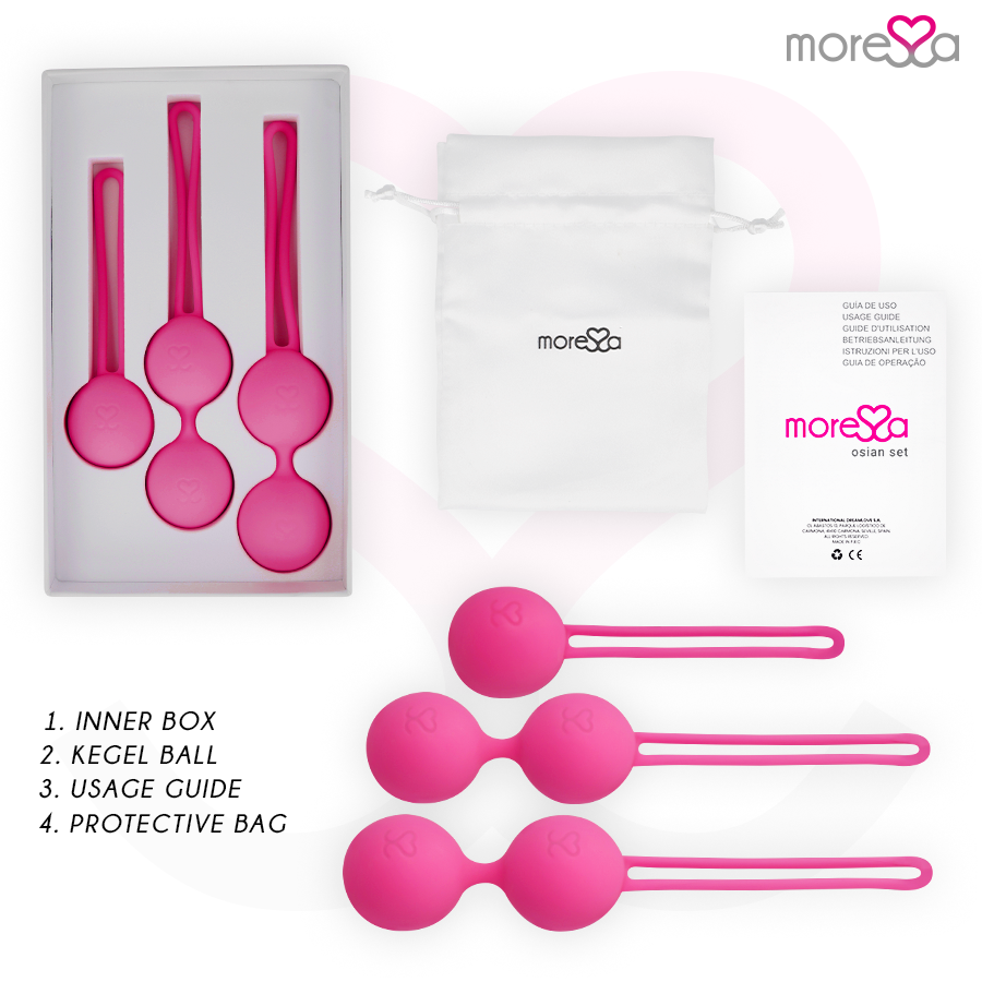 Moressa-Osian Premium Set in Silikon Rosa (osian One – 51 G · Sextoys (Bild 2)
