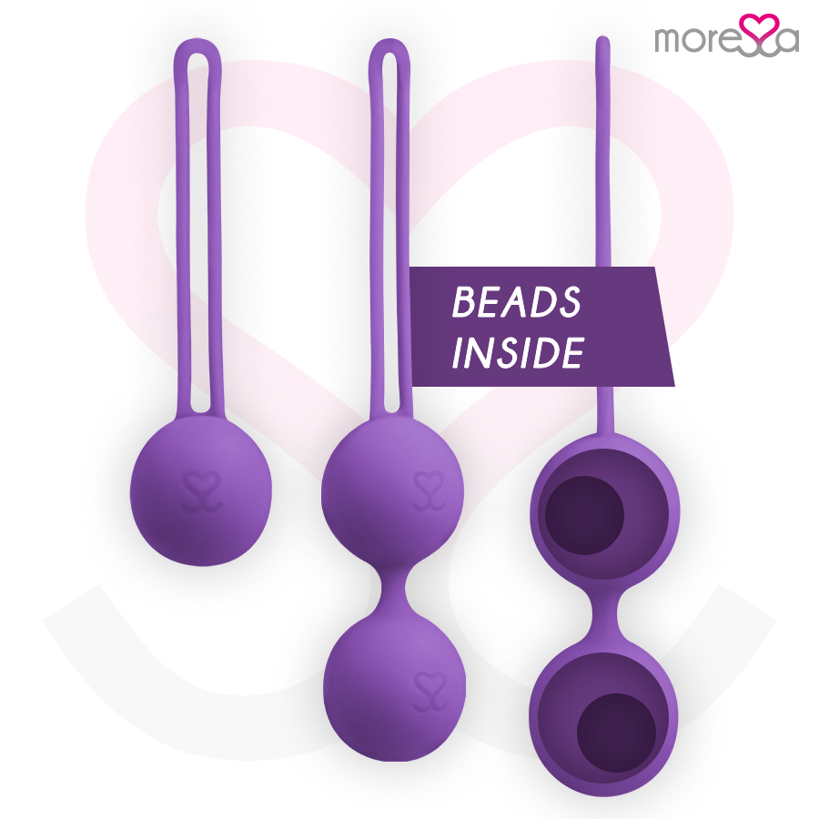 Moressa-Osian Liebeskugel-Set aus Silikon, Rotation