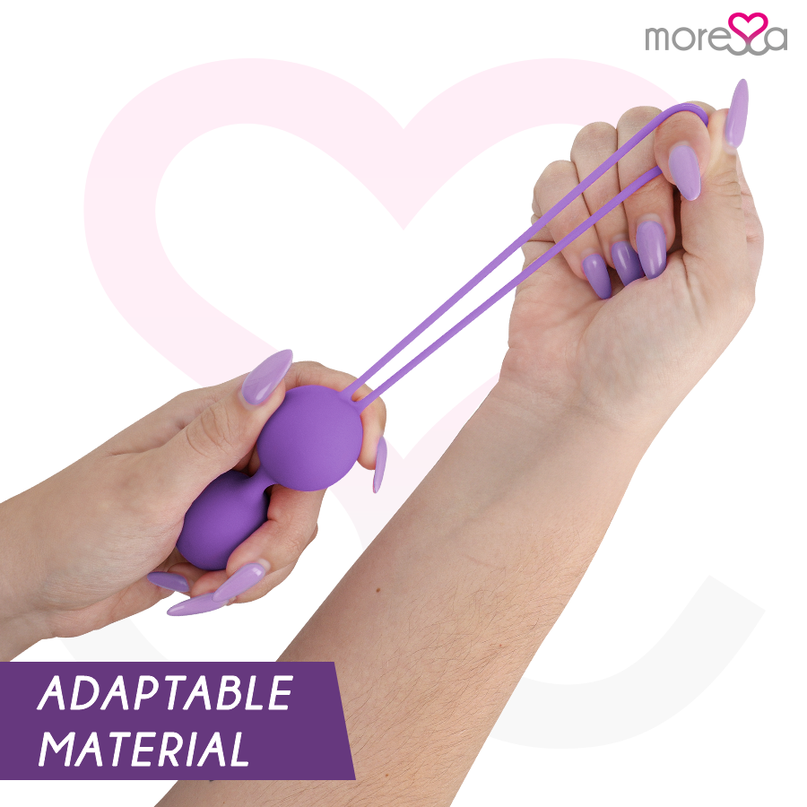 Moressa-Osian Set Liebeskugeln aus Silikon, Drehung · Sextoys (Bild 2)