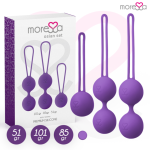 Moressa-Osian Set Liebeskugeln aus Silikon, Drehung · Sextoys (Bild 8)