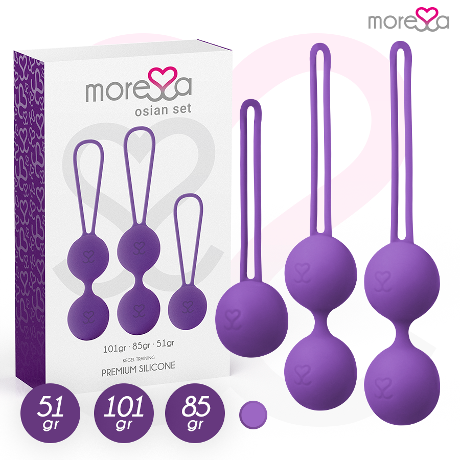 Moressa-Osian Set Liebeskugeln aus Silikon, Drehung · Sextoys (Bild 8)