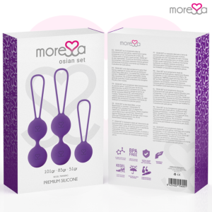 Moressa-Osian Set Liebeskugeln aus Silikon, Drehung · Sextoys (Bild 6)