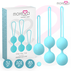 Moressa-Osian Set Liebeskugeln aus Silikon, Drehung · Sextoys (Bild 16)