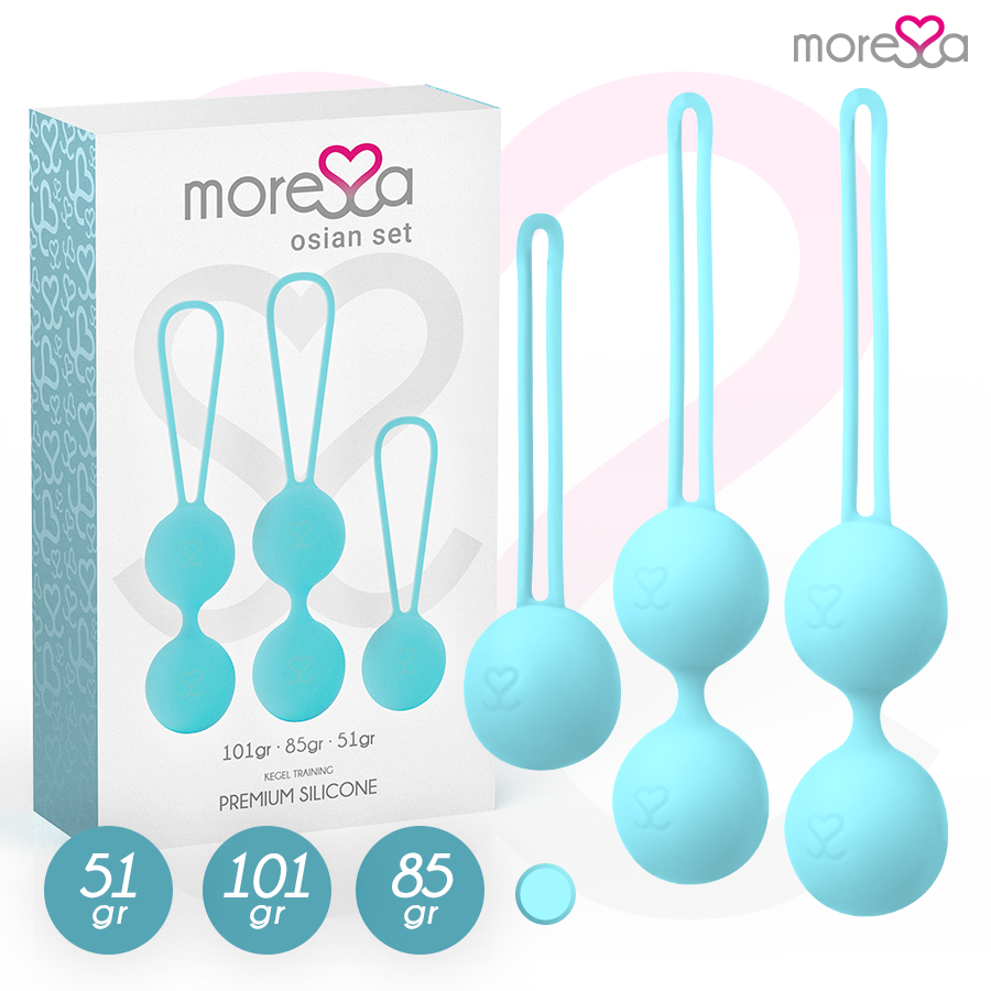 Moressa-Osian Set Liebeskugeln aus Silikon, Drehung · Sextoys (Bild 16)